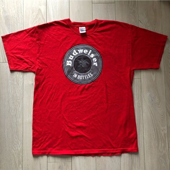 Gildan Other - Budweiser Gildan Red T-Shirt